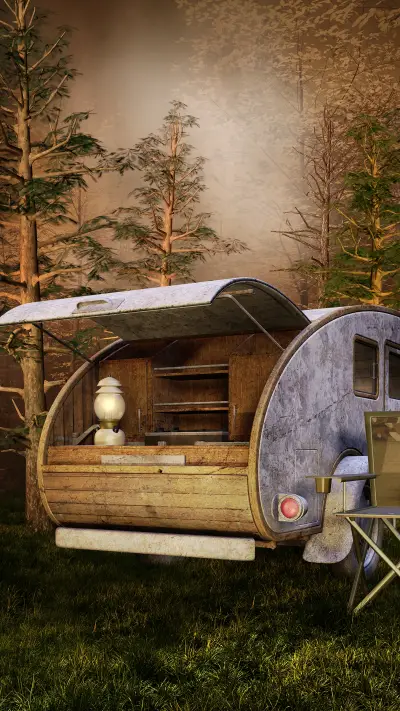 露营时光-拍信图库 - Screenshot 1