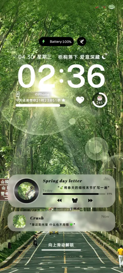 ins丁达尔梧桐树