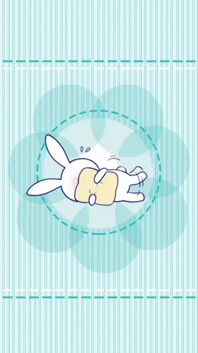 可爱卡通兔子闺蜜头像壁纸