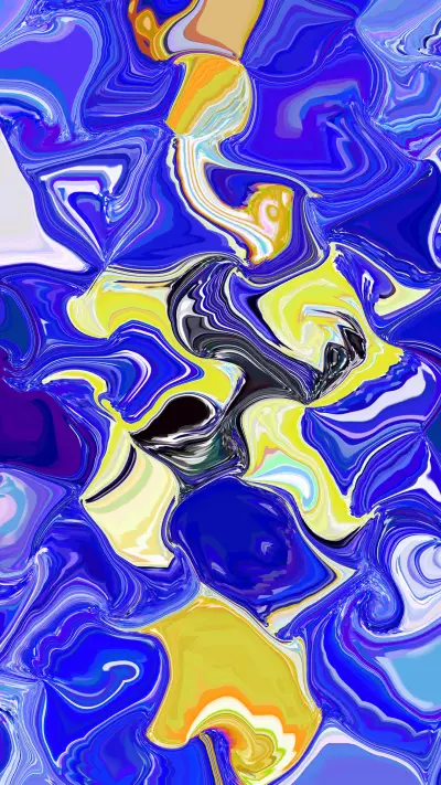 抽象插画壁纸-锐景创意