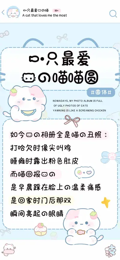 一只最爱我的喵喵圆 - Screenshot 1