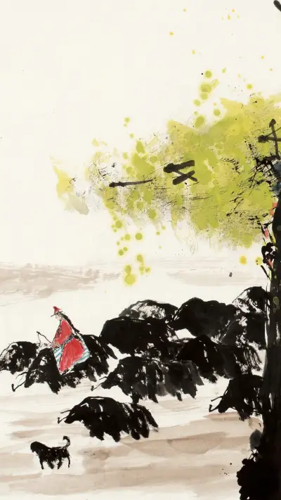 郭正英笔下的大漠