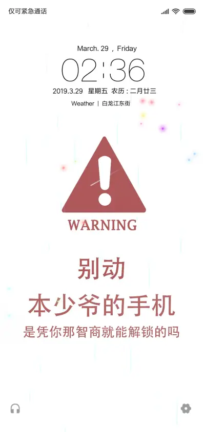 你别动少爷手机