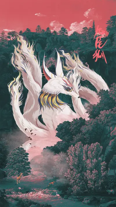 九尾狐壁纸