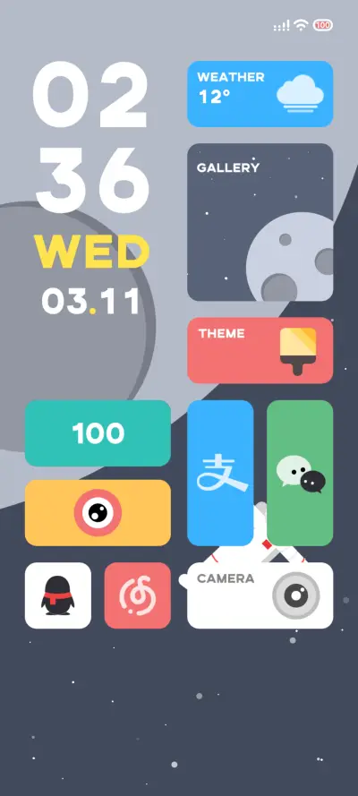 出发吧太空人 THEME for Xiaomi MIUI HyperOS