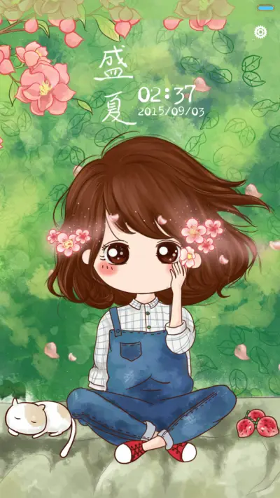 小薇盛夏光年[动态锁屏、自由桌面、音乐界面]