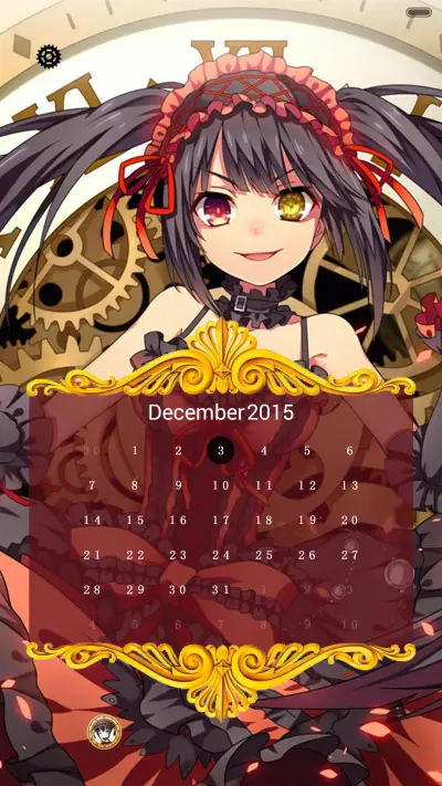 [抢红包]時崎狂三 [iOS解锁、自由桌面、音乐界面、日历界面] - Screenshot 3