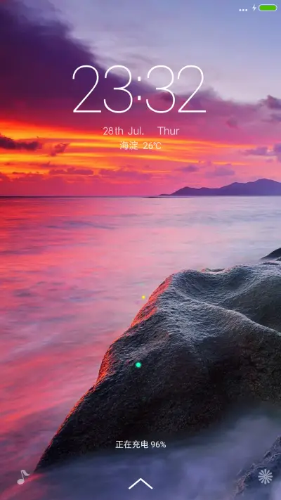 夕阳（多锁屏壁纸+自由桌面+充电特效）