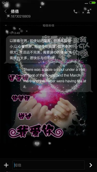 爱，要一辈子4D动态锁屏流星雨滴充电） - Screenshot 8