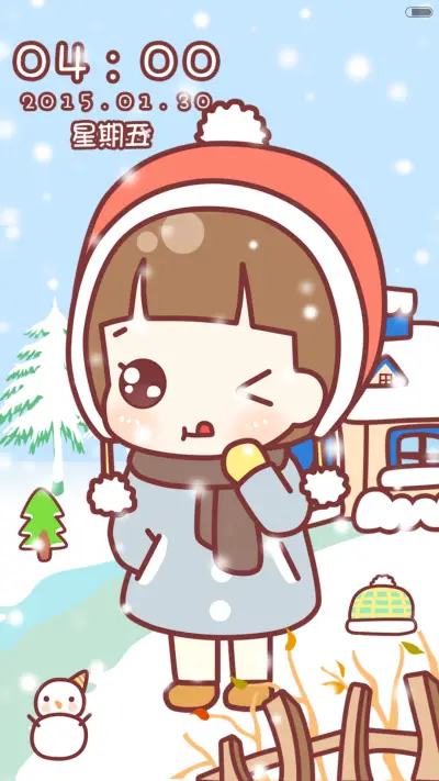 【v6】hatty大约在冬季（滑动六锁屏+自由桌面+音乐界面）（1.1） - Screenshot 2