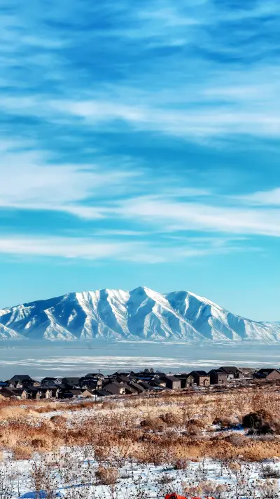 山脚小屋-拍信图库 - Screenshot 1