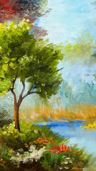 风景油画-拍信图库