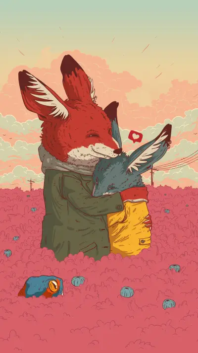 治愈插画-拍信图库