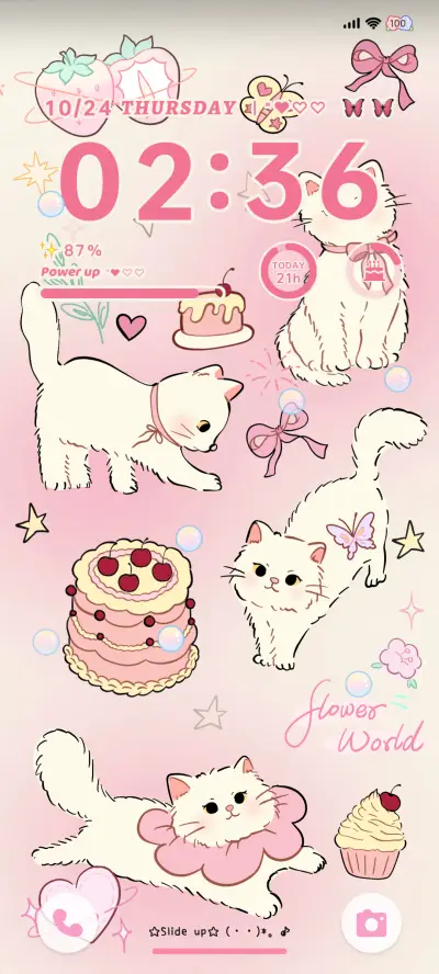 甜粉猫猫 双模式 - Screenshot 2