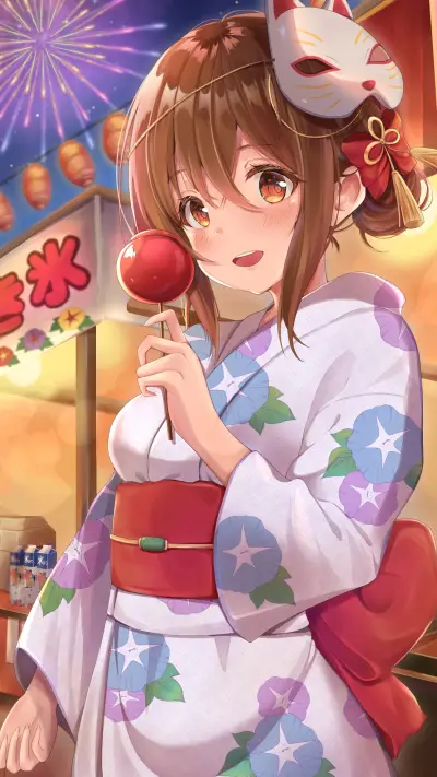 夏日祭的苹果糖