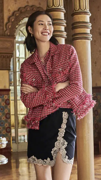 刘雯演绎春季穿搭法则