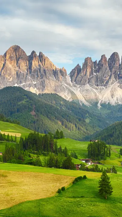 风景如画的多洛米蒂