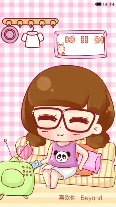 小小瑶紫色帽子控（有音乐界面） - Screenshot 2